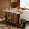 Home bar table, modern bar table, can also be used as a dining table for dining or chatting.