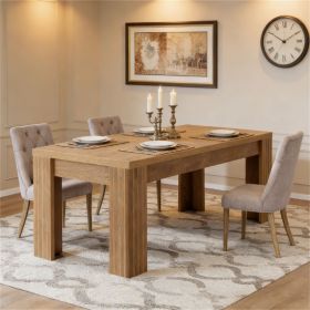 Dining table, rectangular dining table, kitchen dining table, home office desk or conference table