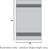 Kitchen Towel 4-Pack Set, Charcoal Grey/White, 16"x26"