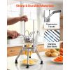French Fry Cutter, 1/2" Blade Commercial Vegetable Chopper, Lever-Action Vegetable Dicer with Ergonomic Handle