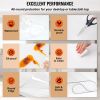 Plastic Table Cover, 46"x96"x0.08", Transparent PVC Table Protector, Rectangle Clear Desk Mat