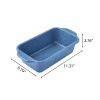 9" x 5" Nonstick Aluminized Steel Loaf Pan, Blue Speckle