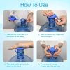 Universal Water Dispenser Replacement Caps - 3-Piece Set with Enhanced Seal for 3 & 5 Gallon 55mm Bottles