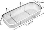 Stainless Steel Side Sink Drain Strainer Basket, Corner Hanging Sink Strainer Colander Drain Basket