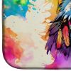 Hippie Animal Eagle Dish Drying Mat Absorbent Dish Drying Mat Pad for Kitchen Counter Dish Drainer Mat for Countertop, 14 x 21", Multicolor
