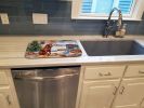 Redbone Coonhound Christmas Cookies Dish Drying Mat Absorbent Dish Drying Mat Pad for Kitchen Counter Dish Drainer Mat for Countertop, 14 x 21"