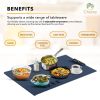 Electric Food Warmer Mat - Portable Silicone Heating Tray with Adjustable Temperature Control
