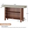 Home bar table, modern bar table, can also be used as a dining table for dining or chatting.