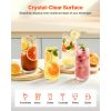 Drinking Glasses Set, 16-Piece Crystal Glass Cups, Elegant Mixed Glassware Set