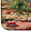 Lakeland Terrier Christmas Cookies Dish Drying Mat Absorbent Dish Drying Mat Pad for Kitchen Counter Dish Drainer Mat for Countertop, 14 x 21"
