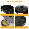 2 in 1 Electric Hot Pot with BBQ Grill Cooker 2200W Smokeless Non-Stick Korean BBQ Grill Shabu Hot Pot with Independent Temperature Control 5 Gears Fi