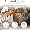 Bread proofing basket, sourdough baking supplies, round 9-inch sourdough starter kit, anti-counterfeiting baking basket