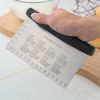 Square Spatula With Measurement Markings for Home Use