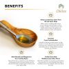 Handcrafted Olive Wood Spoon Rest - Exquisite Mediterranean Wood Grain Kitchen Utensil Holder for Stove Top and Countertop