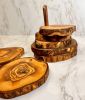 Mediterranean Olive Wood Ultimate Kitchen Collection - 25-Piece Luxury Handcrafted Cooking, Dining and Serving Accessories Set for Home and Tabletop