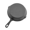 Cast Iron Skillet, 3-Piece Frying Pan Set (6, 8, 10 in), Heavy-Duty Skillets with Heat-Resistant Handle, Pre-Seasoned Chef's Pan, Kitchen Cookware