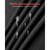 Black Round Tablecloths 10 Pack, 120 Inches in Diameter, Stain- & Wrinkle- Resistant, Machine Washable Table Clothes
