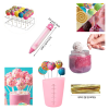 Cake Pop Molds Kit 717PCS Lollipop Cake Pop Maker Set with Cake Pop Stand, Cake Pop Sticks and Wrappers, Decorating Pen, 4 Piping Tips, Measuring Cup