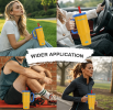 Premium 24 oz Insulated Tumbler with Handle and Straw, 18/8 Stainless Steel Travel Coffee Mug with Tea Infuser & Dust Cover