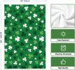 Green Clover Shamrock St. Patrick's Day Kitchen Towels Dish Towels, 18x26 Inch Farmhouse Holiday Spring Decoration Hand Towels Set of 2