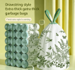 100Pcs Cute Bunny Drawstring Trash Bags, Thickened Disposable Garbage Bags, No-Touch Closure Carryout Rubbish Bags for Home, Kitchen, Office, Car Use